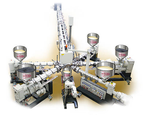 Экструзионная линия 5 слоев - Extrudex Kunststoffmaschinen GmbH - для труб / для термопластмассы / для водопровода