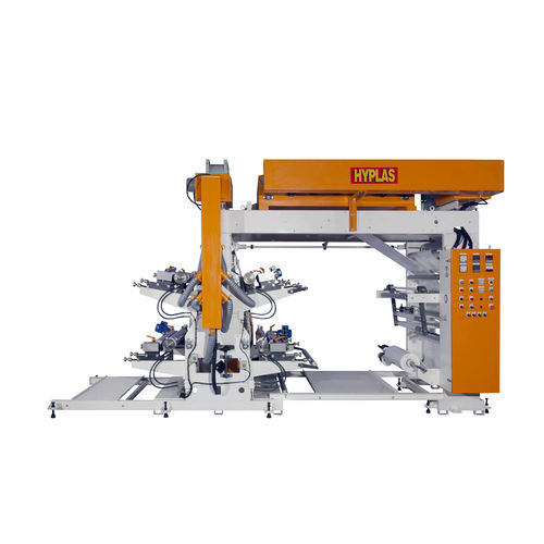 Линейный флексографическая печатная машина - HP-FG (IN) SERIES (4 COLORS) - HYPLAS Machinery Co., Ltd - 4-цветный / для бумаги / для упаковки