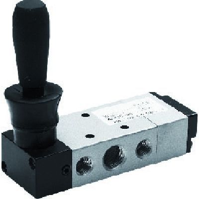 Пневматический распределитель с выдвижным ящиком - DML22U53L series - AUTOMAX - с рычагом / 5/3 канала