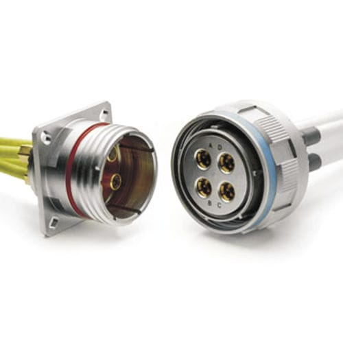 Соединитель Quadrax - MIL-DTL-38999/20 - 26 series - Smiths Interconnect - для передачи данных / аудио/видео / Ethernet