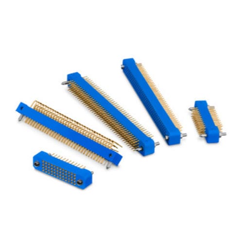 Соединитель PCB - 55302 series  - Smiths Interconnect - для передачи данных / прямоугольный / обжимной