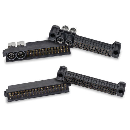 Соединитель PCB - Intercompact Series - Smiths Interconnect - для передачи данных / Quadrax / Ethernet