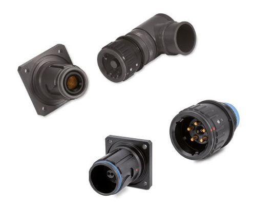 Соединитель для источника электропитания - HBB series - Smiths Interconnect - DIN / круговой / быстрый