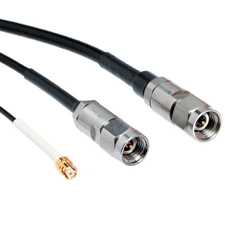 Коаксиальный кабельная сборка - SpaceNXT™ QT Series - Smiths Interconnect - RF / прямой / с малыми потерями
