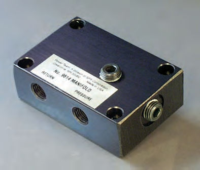 Многоканальный коллектор - 9614 - Hydraulic Technologies - сталь / для станков
