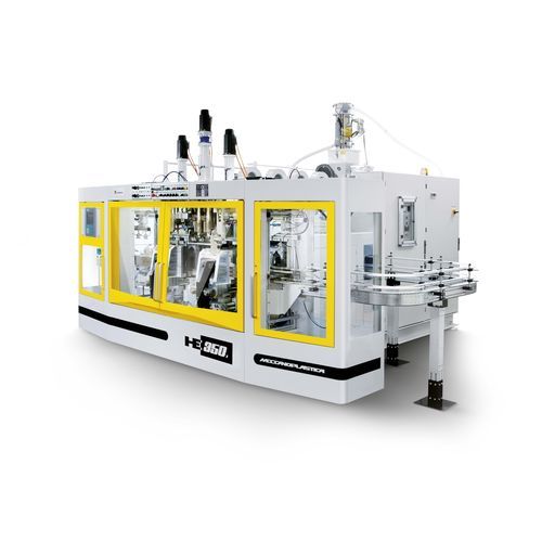 Выдувная формовочная машина для экструзии - HE350D/X - MECCANOPLASTICA GROUP - для косметической промышленности / для производства упаковки / для использования в фармацевтике