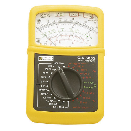 Аналоговый мультиметр - CA 5003 - CHAUVIN ARNOUX - переносной / 600 В / 15 A