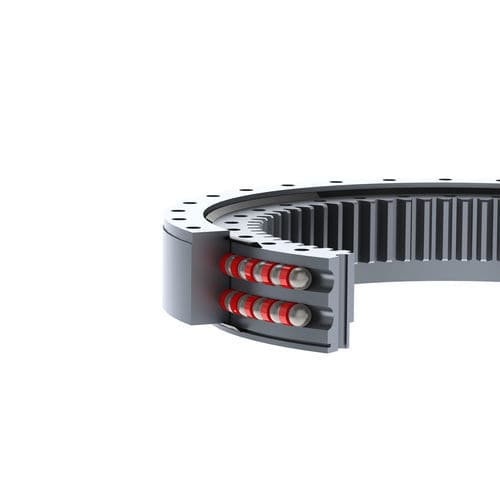 Двухрядное опорно-поворотное устройство - STANDARD BALL SERIES - DEFONTAINE - ROLLIX - с внутренним зацеплением / шариковое / для ветрогенератора