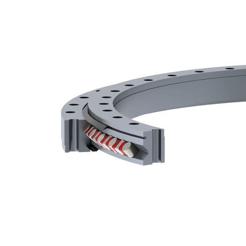 Точное опорно-поворотное устройство - PRECISION ROLLER SERIES - DEFONTAINE - ROLLIX - без зубцов / с перекрестными роликами / однорядная