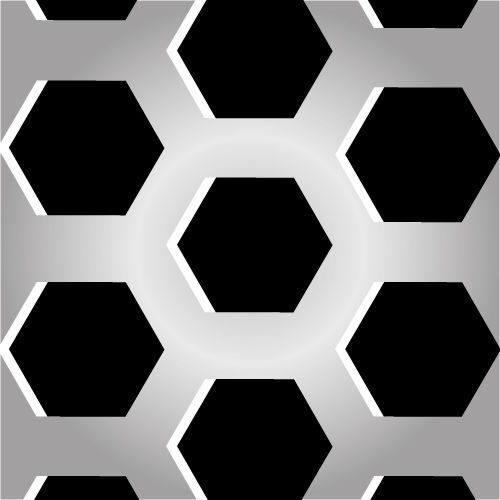 Перфорированное листовое железо - H 6 T 7.5 - GANTOIS INDUSTRIES - из стали / для потолков / для облицовки