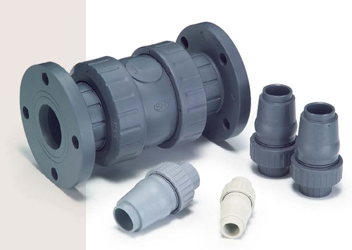 Шариковый предохранительный клапан - JB series - Shie Yu Machine Parts Industrial Co., Ltd. - с фланцем / резьбовой / из ПВХ