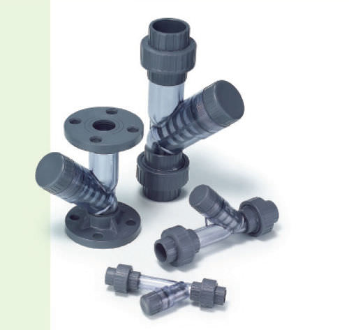 Жидкостный фильтр - EY series - Shie Yu Machine Parts Industrial Co., Ltd. - с ситом / из ПВХ / с винтовым соединением