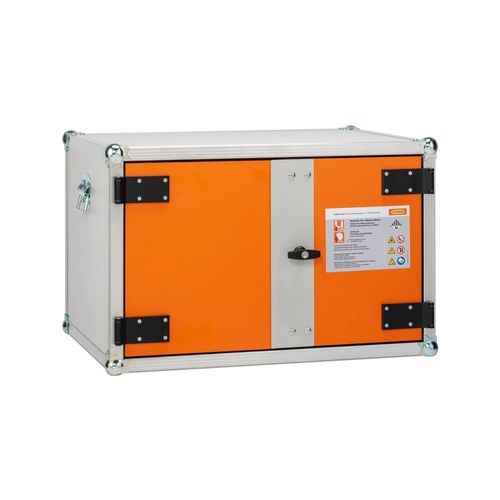 Шкаф для хранения - 8/5 Std lockEX® 230 V - CEMO - настенный / двойная дверь / с распашными дверями