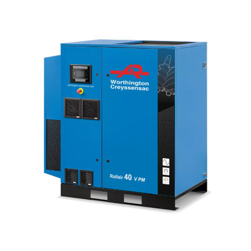 Электронный компрессор - Rollair 40-50 V PM - Worthington Creyssenssac - воздушный / электрический / стационарный