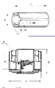 Шариковый предохранительный клапан - 852 series - NORMYDRO - резьбовой