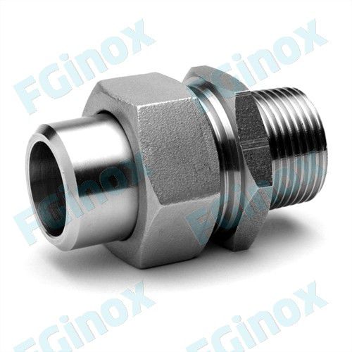 Пневматический фитинг - LM15G - FG INOX - винтовой / из нержавеющей стали / переходник