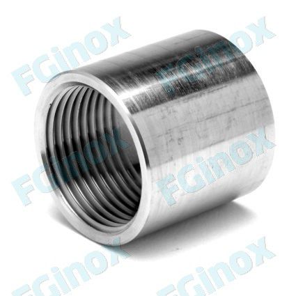 Полувтулка из нержавеющей стали - EF15B - FG INOX - цилиндрическая