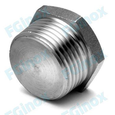 Шестиугольная пробка - BM100G - FG INOX - с шестигранной головкой / наружная резьба / из нержавеющей стали
