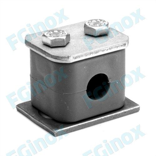 Трубный хомут с болтом - 2CPP10 - FG INOX - металлический