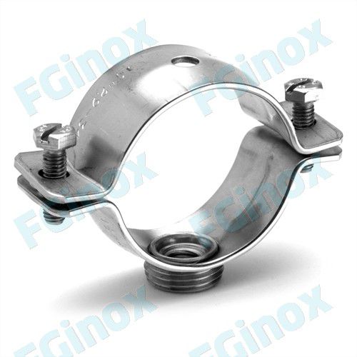 Винтовой трубный хомут - 2CAS139 - FG INOX - металлический
