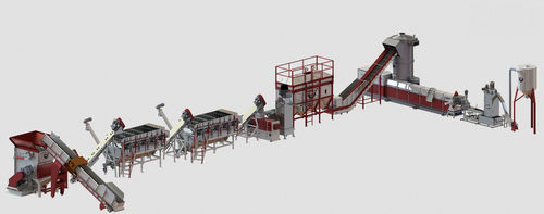 Устройство для переработки для пластиковой пленки - Üstün is Makina Sanayi Ticaret Ltd. Sti. - ПЭТФ