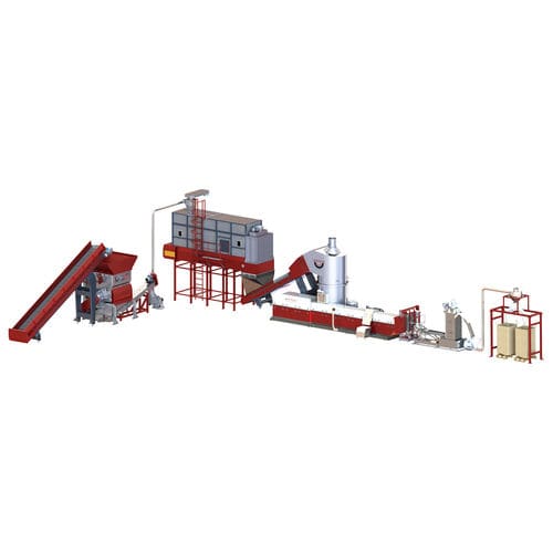 Гранулятор для пластиковых материалов - Üstün is Makina Sanayi Ticaret Ltd. Sti. - с головкой под водой / для переработки / для производства пластмассовых гранул
