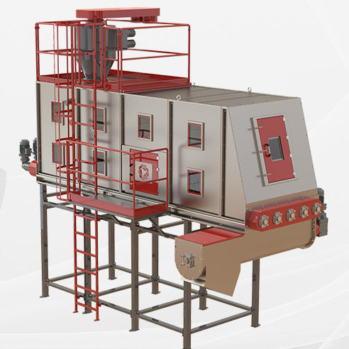 Бункер из углеродистой стали - Üstün is Makina Sanayi Ticaret Ltd. Sti. - горизонтальный