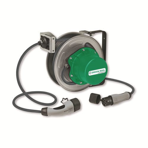 Наматывающее устройство для электромобиля - GREEN REEL series - CABLE EQUIPEMENTS - для электрического кабеля / с автоматическим вызовом / с настенным монтажом