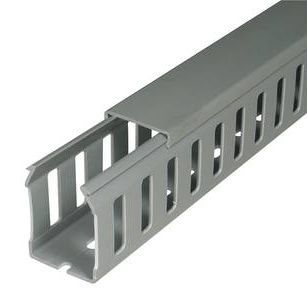 Кабельный лоток - GF-DIN-C-A12/8 - SES-STERLING - из ПВХ / пазованный / жесткий