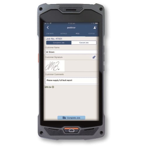 Карманный компьютер Android - TS5000 - Belgravium - Android 7 / ARM® Cortex™ A7 Quad Core / GPS