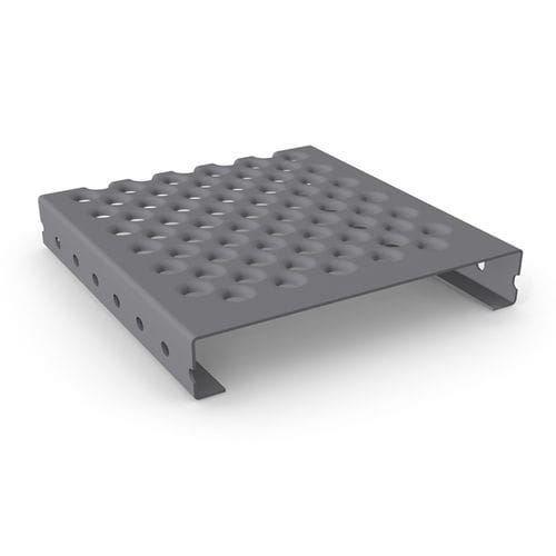 Решетчатый настил из гальванизированной стали - Airstep N - Meiser - из алюминия / из нержавеющей стали / листовой металл