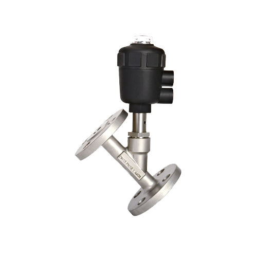 Поршневый клапан - J614F-16P/R, DNV, CE - Zhejiang Kangsaite Valve Co., Ltd. - с пневматическим управлением / для жидких пищевых продуктов и напитков / с наклонным седлом