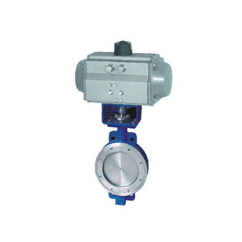 Клапан поворотный затвор - D671H-16P/R, DNV, CE - Zhejiang Kangsaite Valve Co., Ltd. - с пневматическим управлением