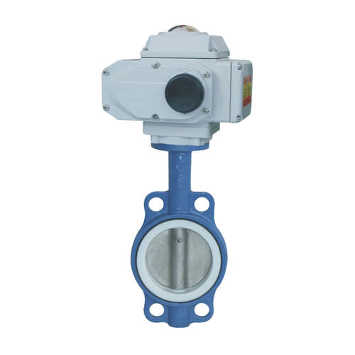 Клапан поворотный затвор - D971F-16C - Zhejiang Kangsaite Valve Co., Ltd. - электрический / для контроля / для воздуха