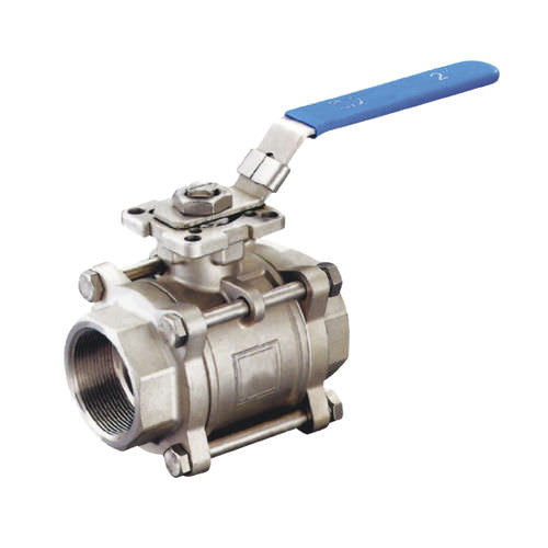 Клапан со сферическим золотником - Q11F-16P/R (3PC) - Zhejiang Kangsaite Valve Co., Ltd. - с рычагом / 3-элементный / из нержавеющей стали