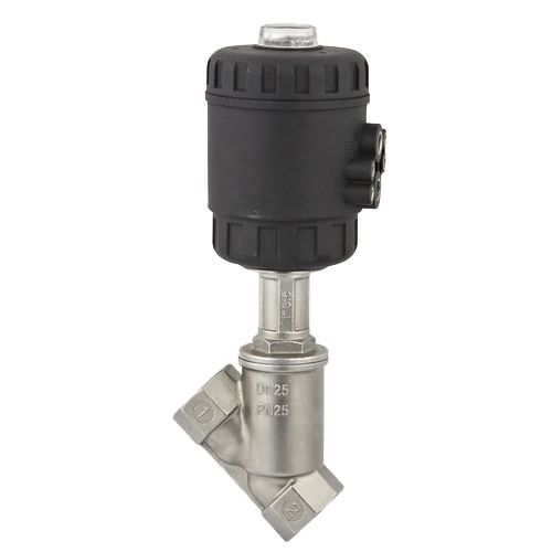 Клапан с пневматическим управлением - DN15 - DN50 | DNV, CE - Zhejiang Kangsaite Valve Co., Ltd. - с наклонным седлом / 2/2 канала