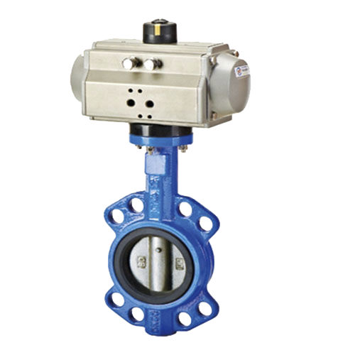 Клапан поворотный затвор - D671X-10C, DNV, CE - Zhejiang Kangsaite Valve Co., Ltd. - с пневматическим управлением