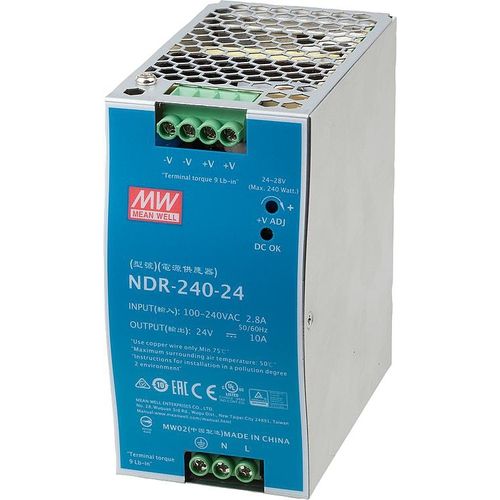 Источник электропитания на DIN-рейке - 82100-10 - norelem - Éléments standard mécaniques - AC/DC / для резки / монофазовый