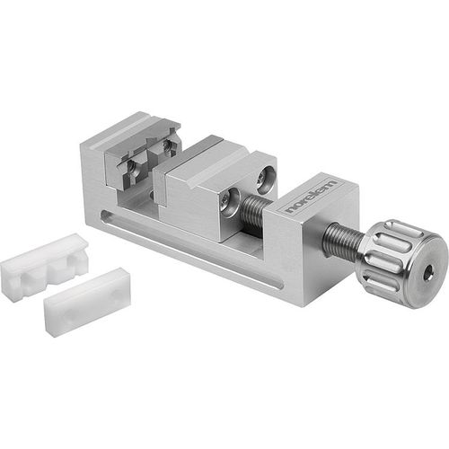 Тиски для станка - 33225-10 - norelem - Éléments standard mécaniques - для измерительной машины / ручной / из нержавеющей стали