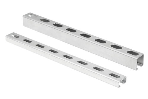 Конструкционный профиль из стали - 10925-10 series - norelem - Éléments standard mécaniques - в форме C / штампованный