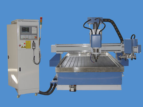 Станок для обрезки профилей ЧПУ - PC-1325ATCDS - Jinan Penn CNC Machine CO.,Ltd. - 3 оси / с одним шпинделем / для металла