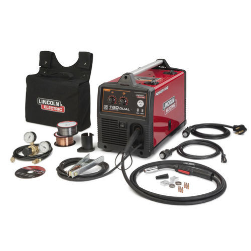 Сварочный аппарат MIG-MAG - POWER MIG® 180 DUAL - Lincoln Electric - с порошковой проволокой / монофазовый / DC