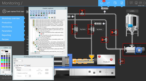 Программное обеспечение для интерфейса - HMI - ARC Informatique - для разработки / ЧМИ / графическое