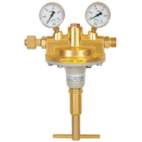 Регулятор давления для ацетилена - U23 AC - Spectron Gas Control Systems GmbH - мембранный / одноуровневый / из латуни