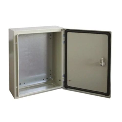 Корпус с настенным монтажом - 775-5300 - RS PRO - квадратный / из стали / для интерьера