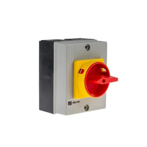 Переключатель выбора - 466-249 - RS PRO - 4 полюса / IP65 / с высокой степенью изоляции