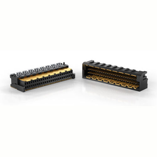 Соединитель с высоким расходом - microspeed - ERNI Electronics - для передачи данных / SMT / кровать-чердак