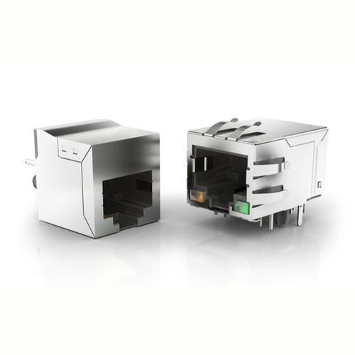 Соединитель для передачи данных - 133051 - ERNI Electronics - RJ45 / джек / PCB