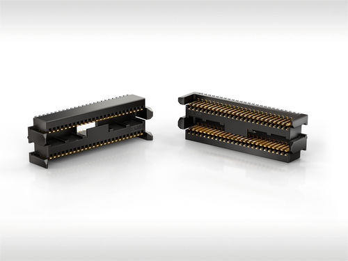 Соединитель для передачи данных - MicroStac® - ERNI Electronics - плата-плата / тока / с розеткой