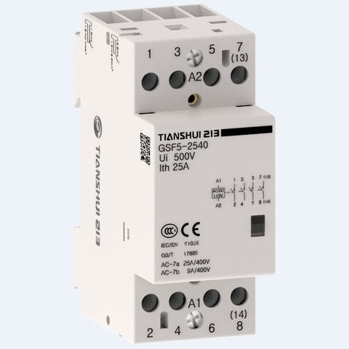 Контактор AC - GSF5-2540 - Tianshui 213 Electrical Apparatus Group CO.,LTD. - на DIN-рейке